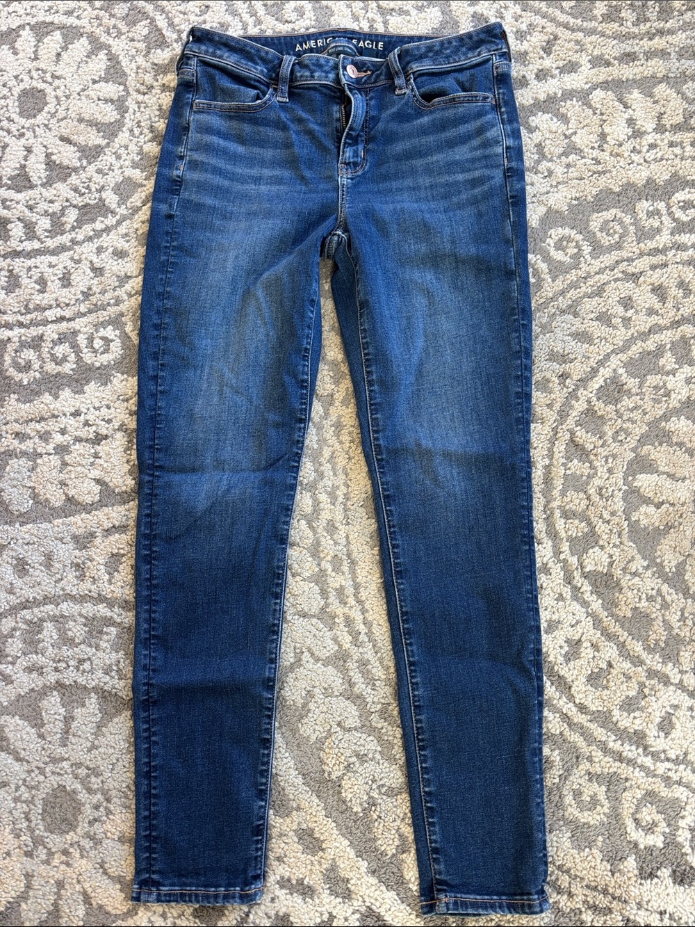 American Eagle Outfitters Women's Indigo Skinny Jeans size 10